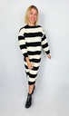 Robe pull à rayures