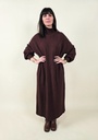 Robe pull marron