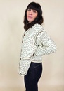 Veste courte matelassée beige