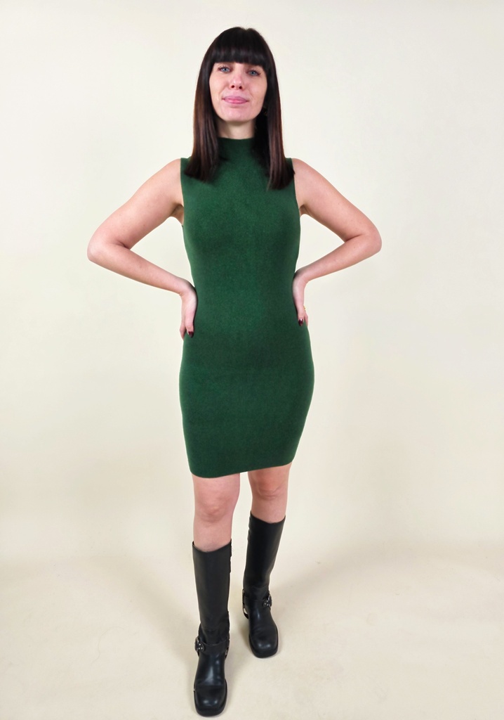 [00116_S/M] Robe courte moulante verte (S/M)