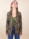 Gilet léopard tissu léger