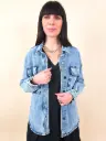 Veste oversize en jeans