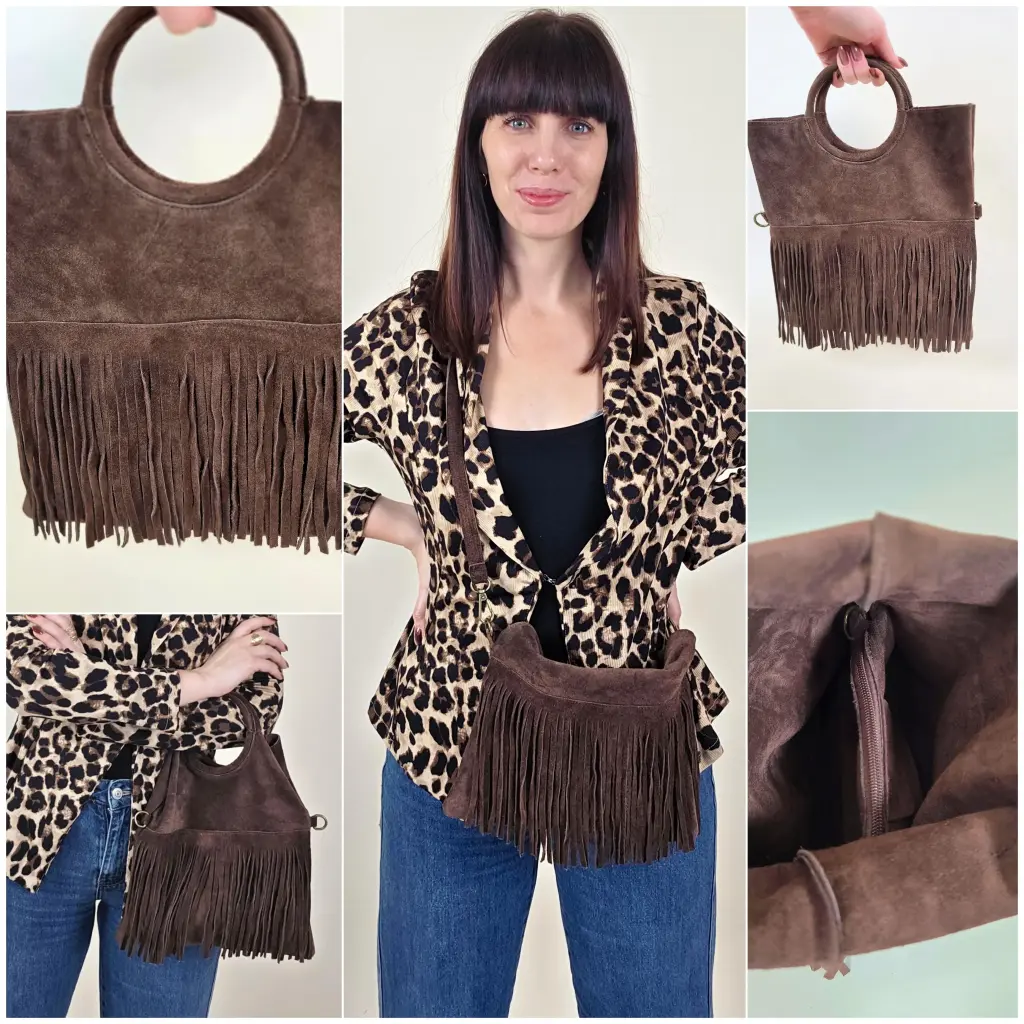 [00377] Sac à main rectangulaire chocolat