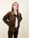 Veste velours marron