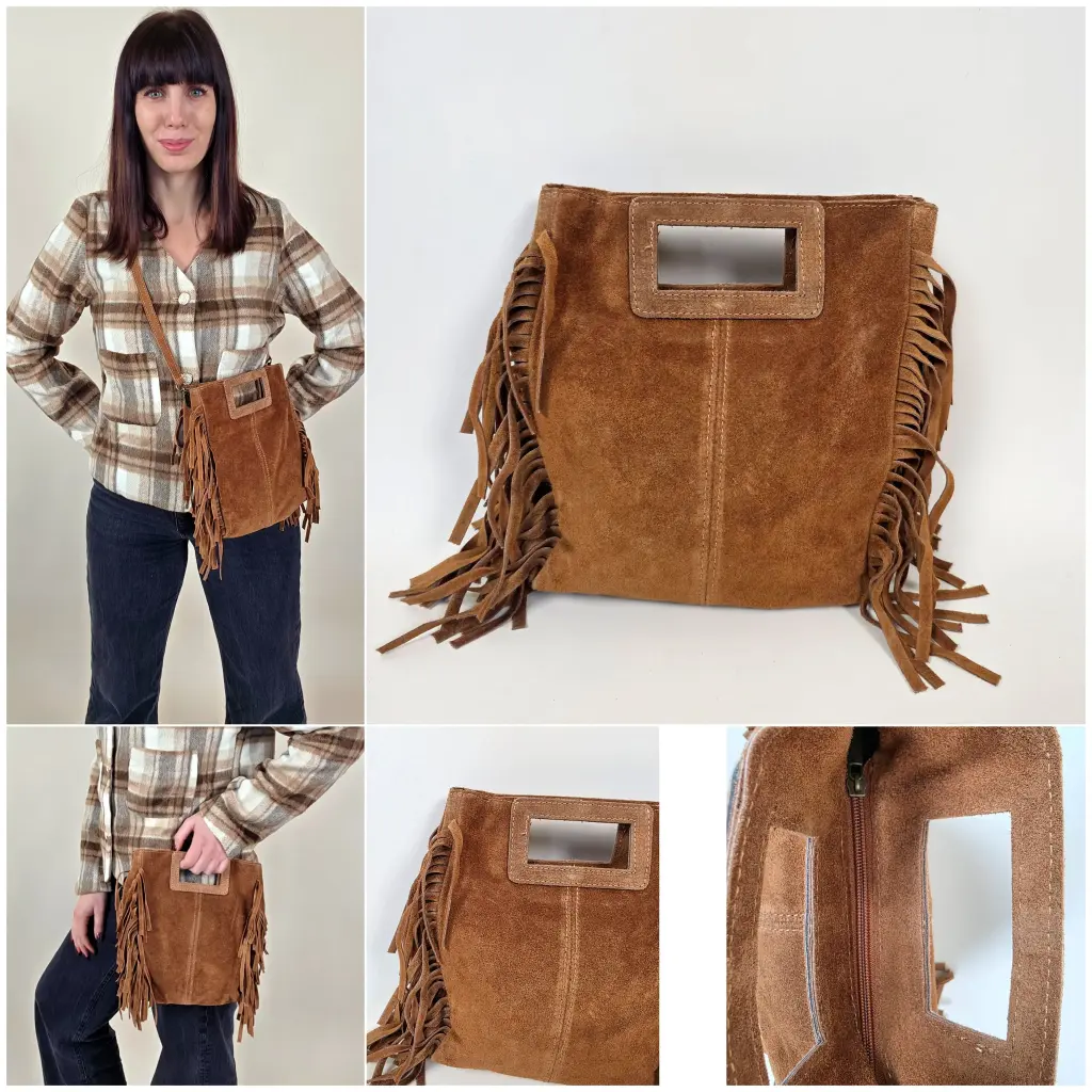 [00359] Sac à main rectangulaire camel