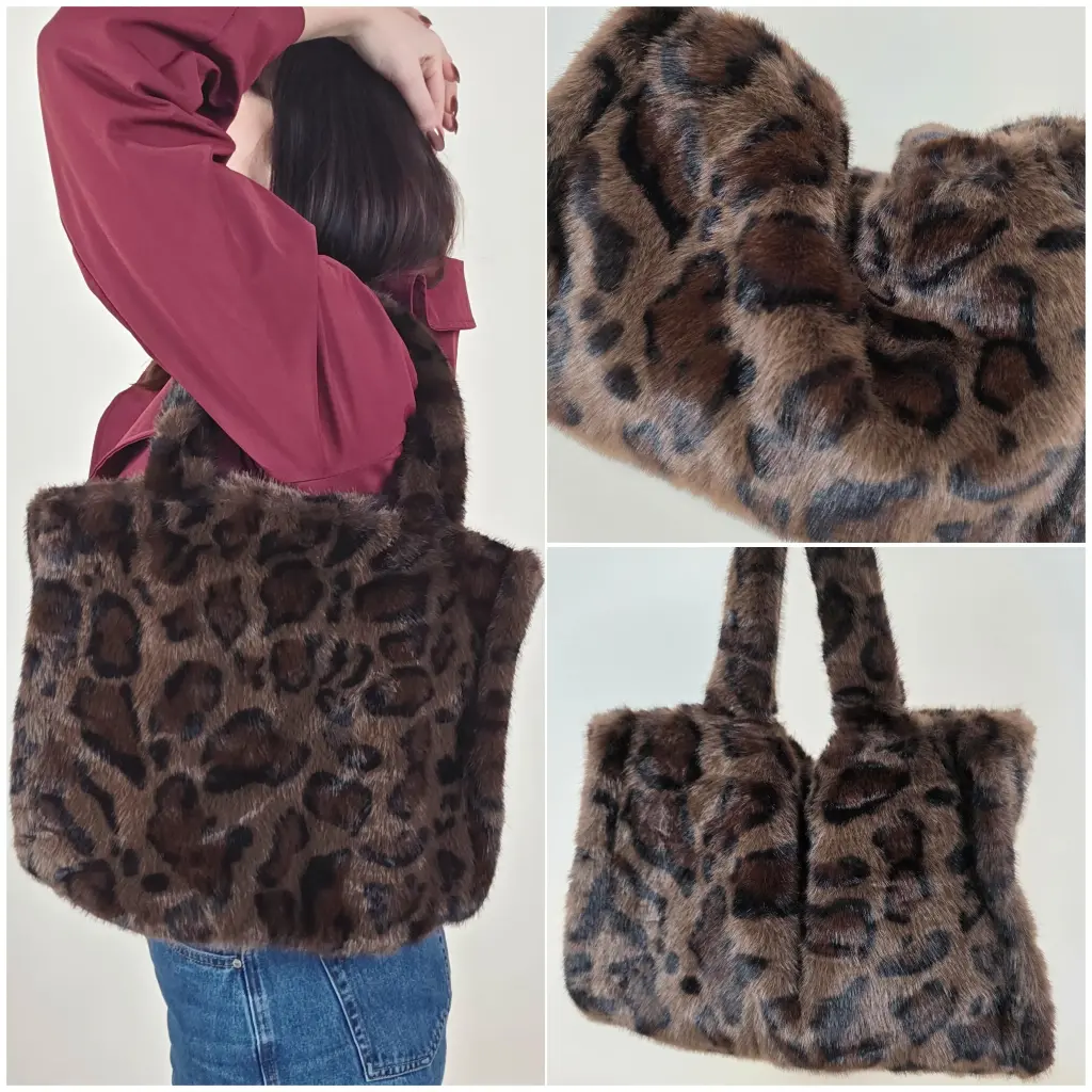 [00368] Sac fourrure léopard