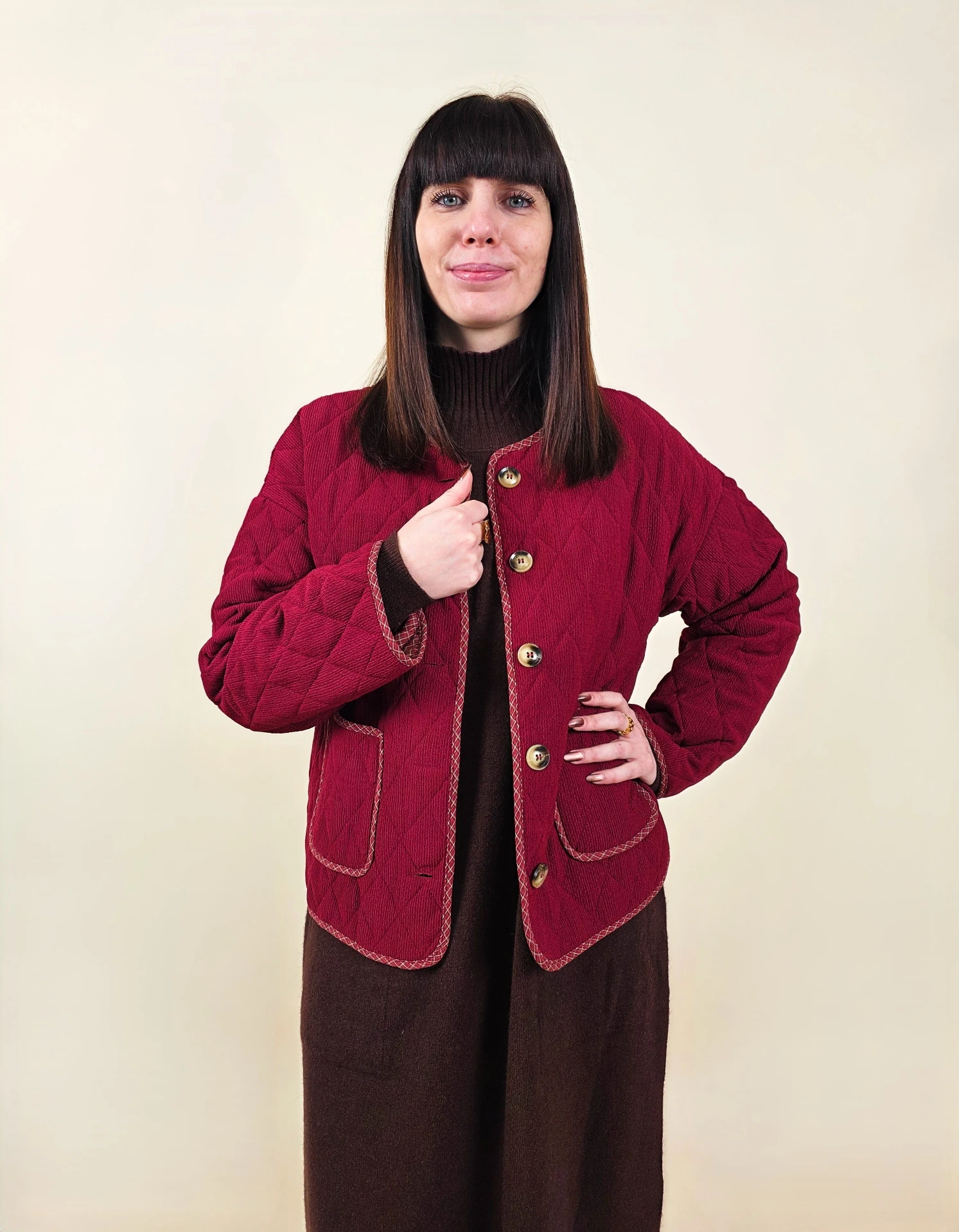 Veste framboise intense