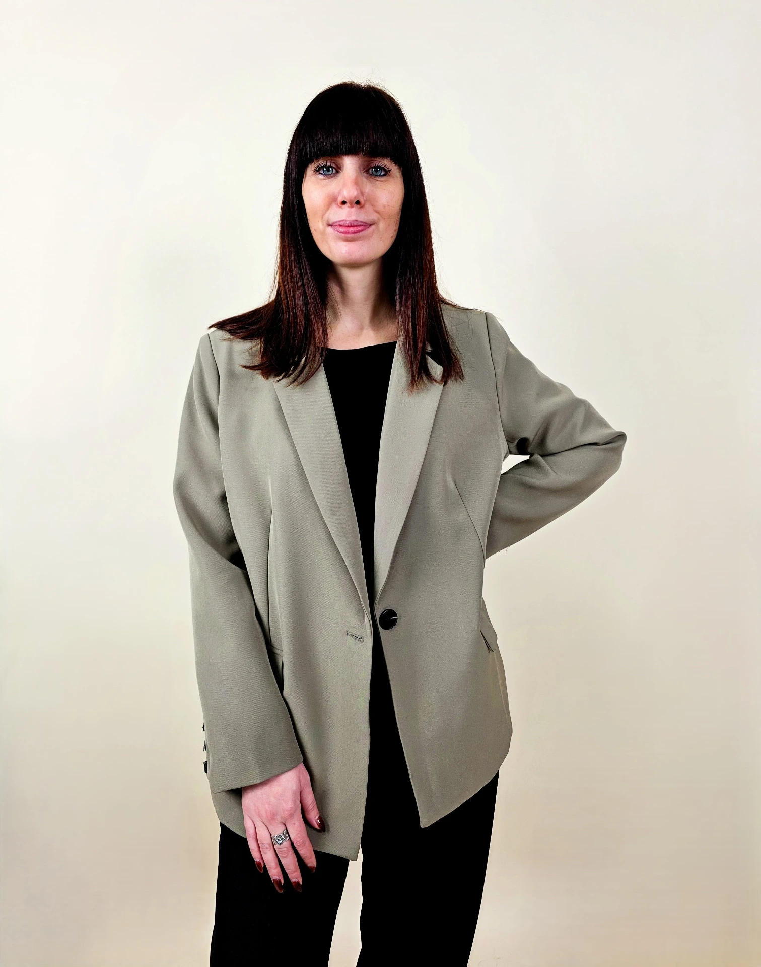 Veste oversize kaki