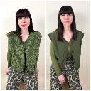 Gilet sans manche réversible kaki