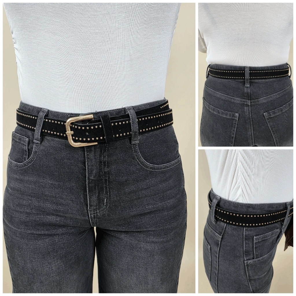[00470] Ceinture noir 90 cm