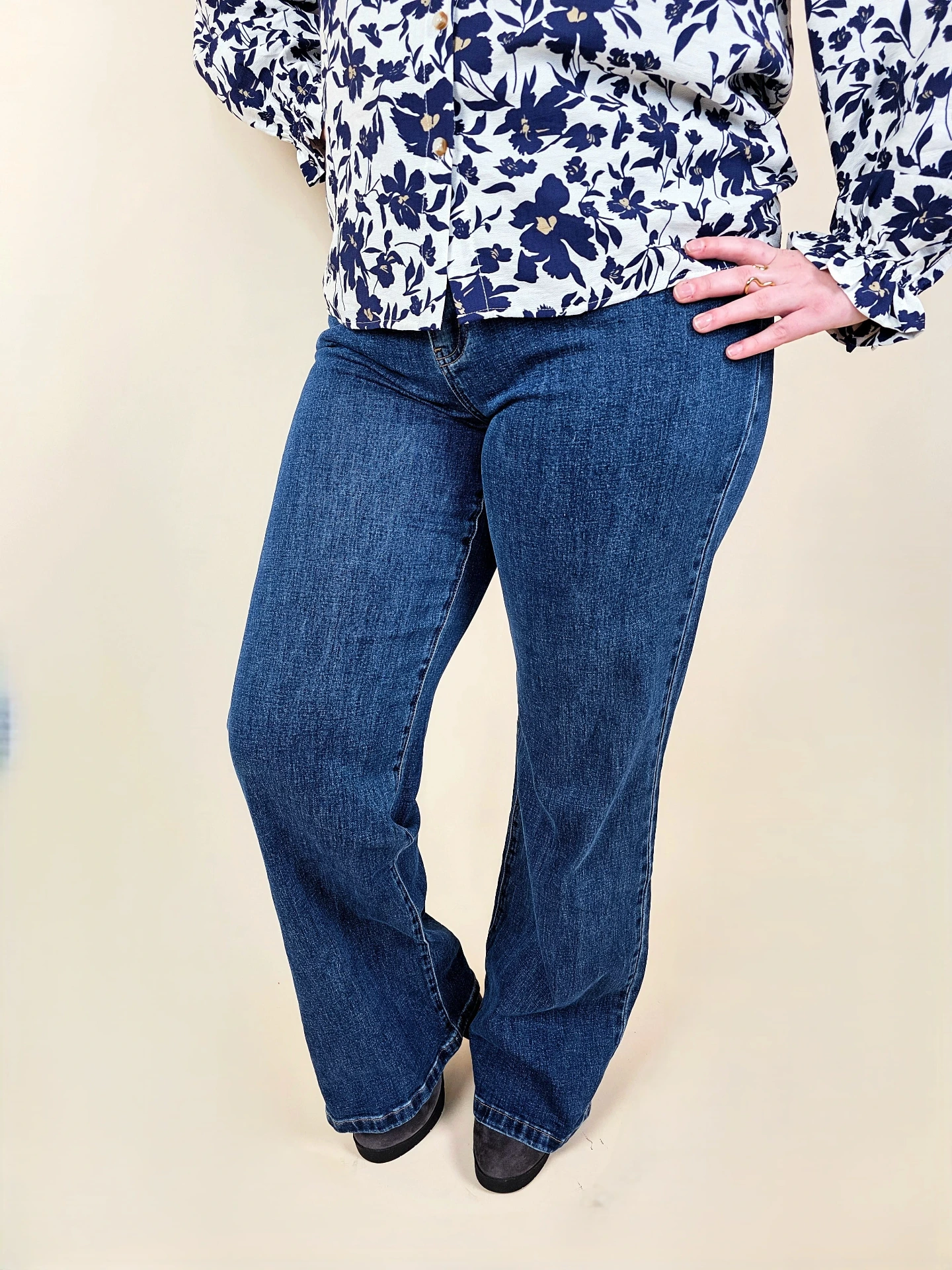 [00475_XL] Jeans droit indigo (XL)