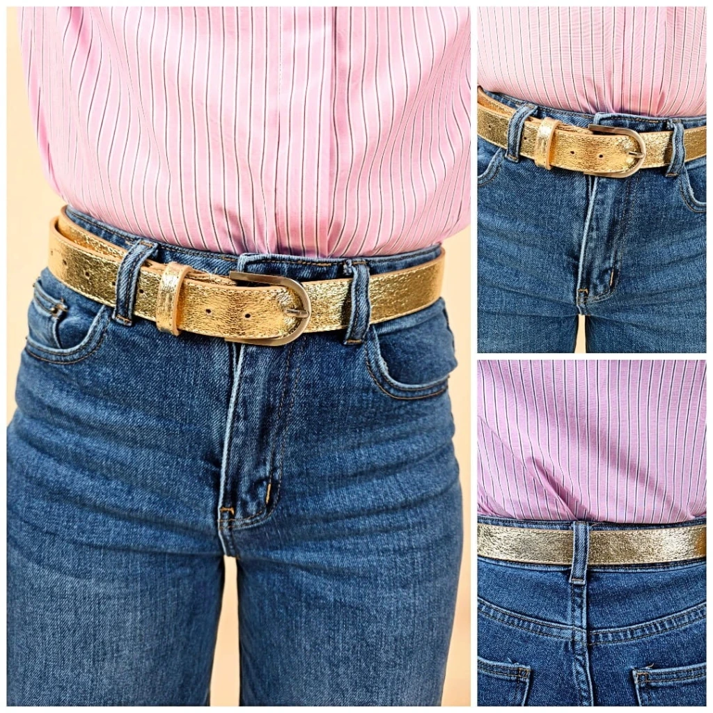 [00525] Ceinture dorée 95 cm