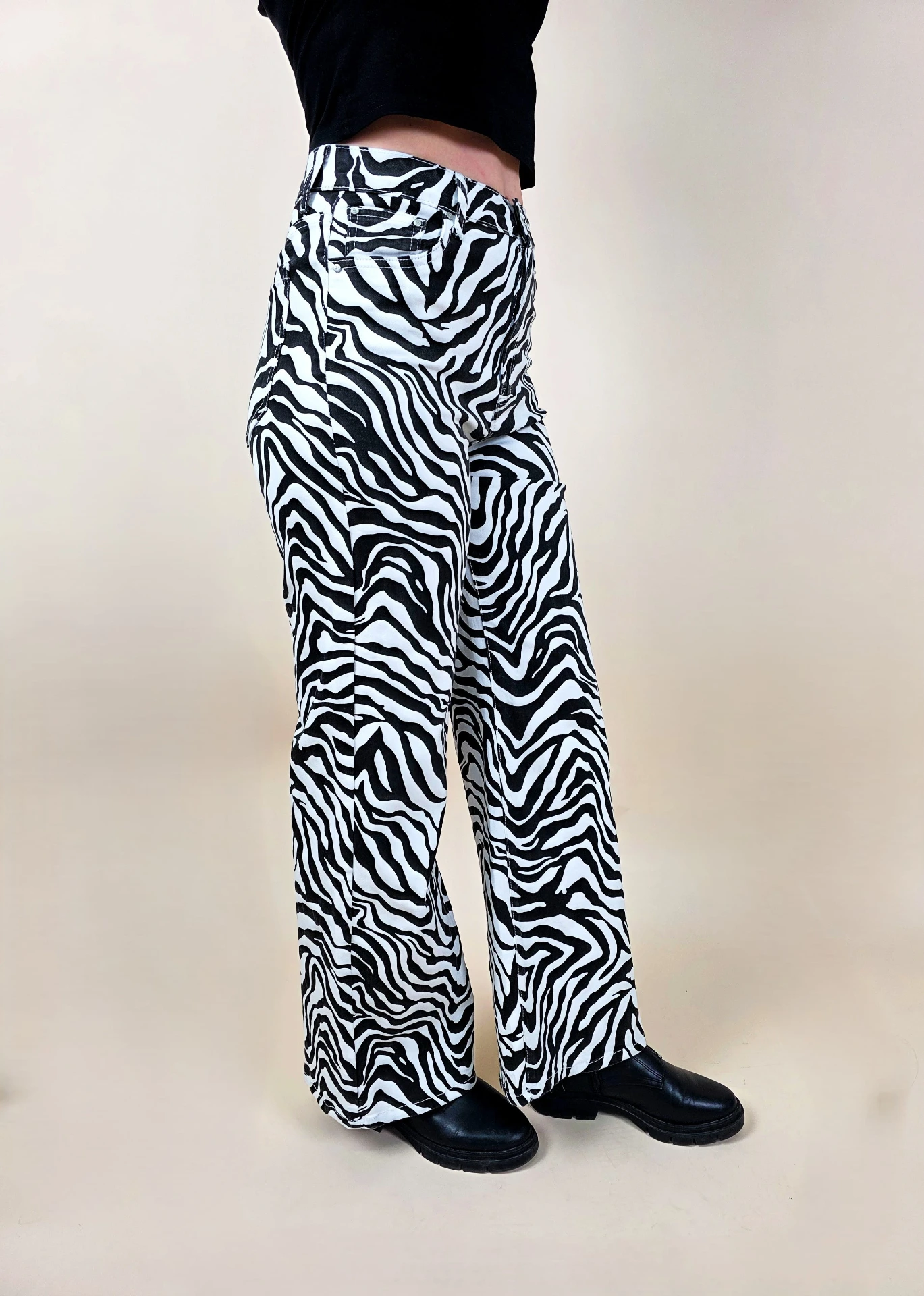 [00534_S] Pantalon imprimé zèbre (S)