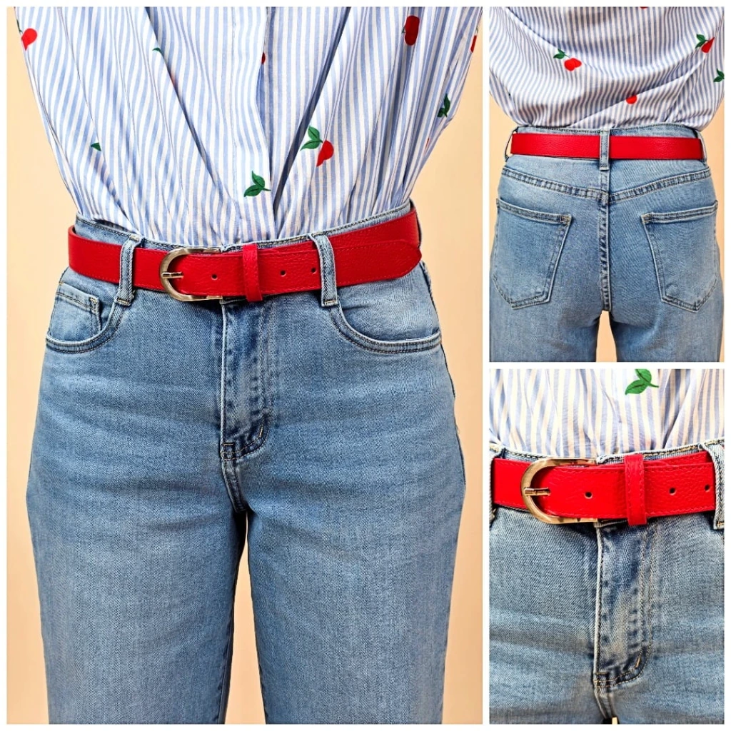 Ceinture rouge 90 cm