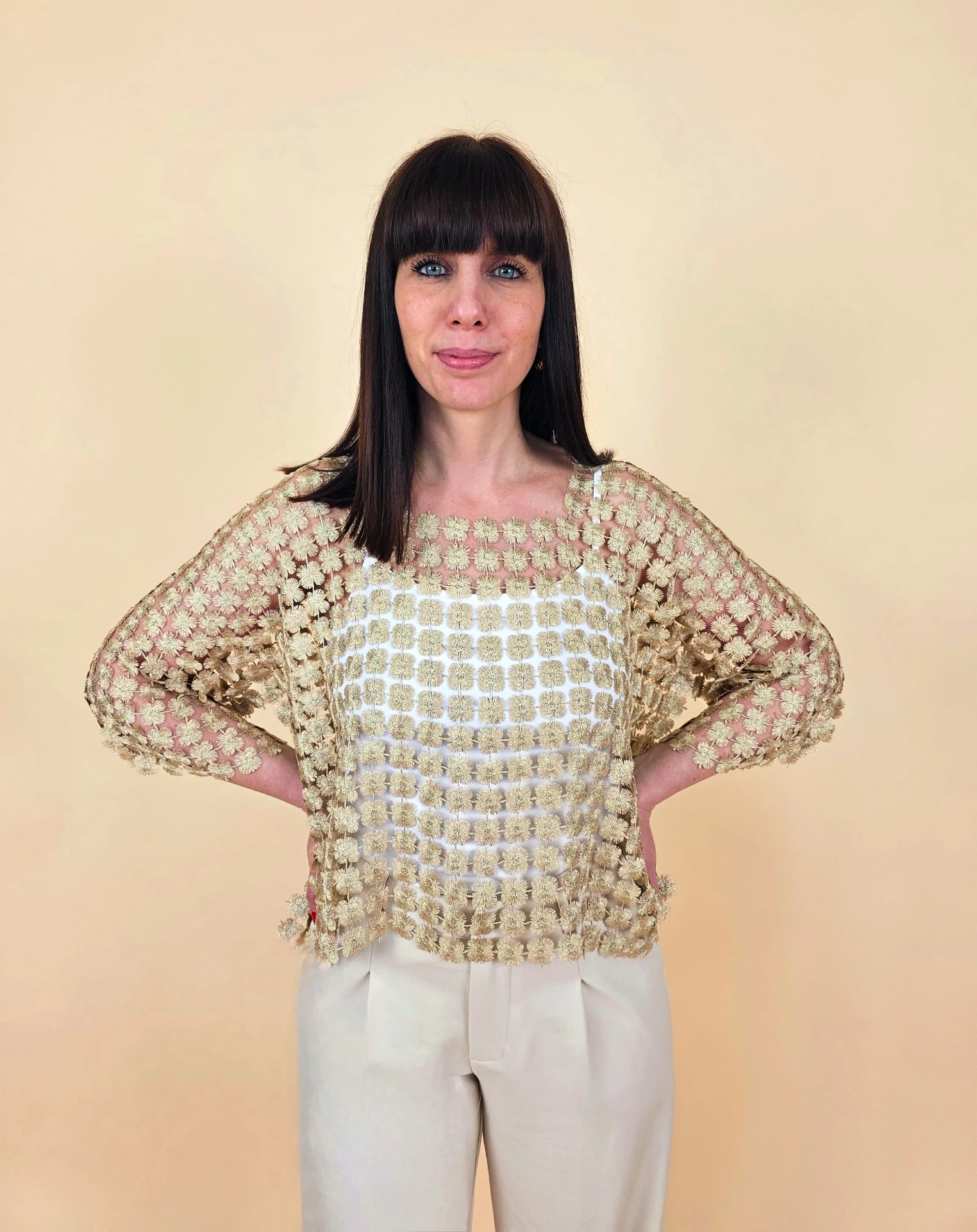 Blouse "Escale Dorée"