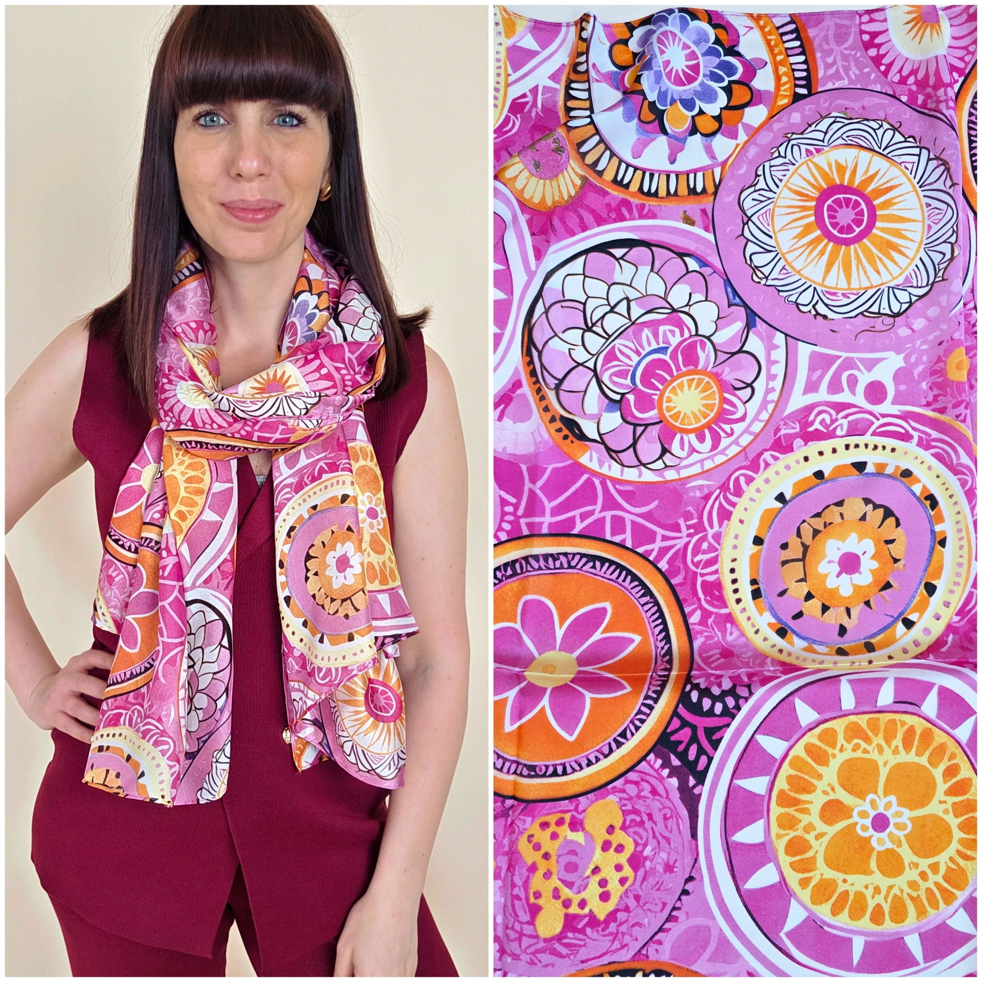 [00653] Foulard "Rêverie Bohème"