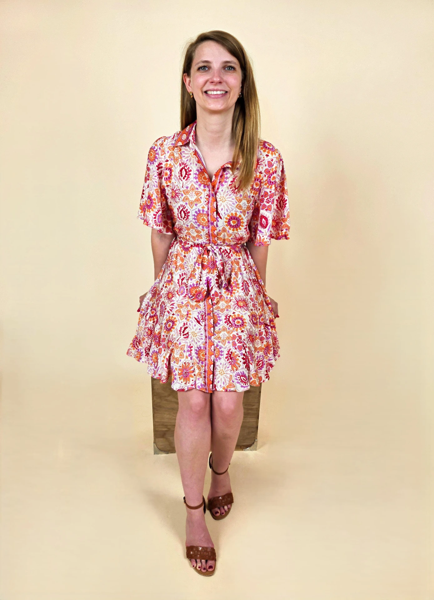 Robe fleurie style bohème chic