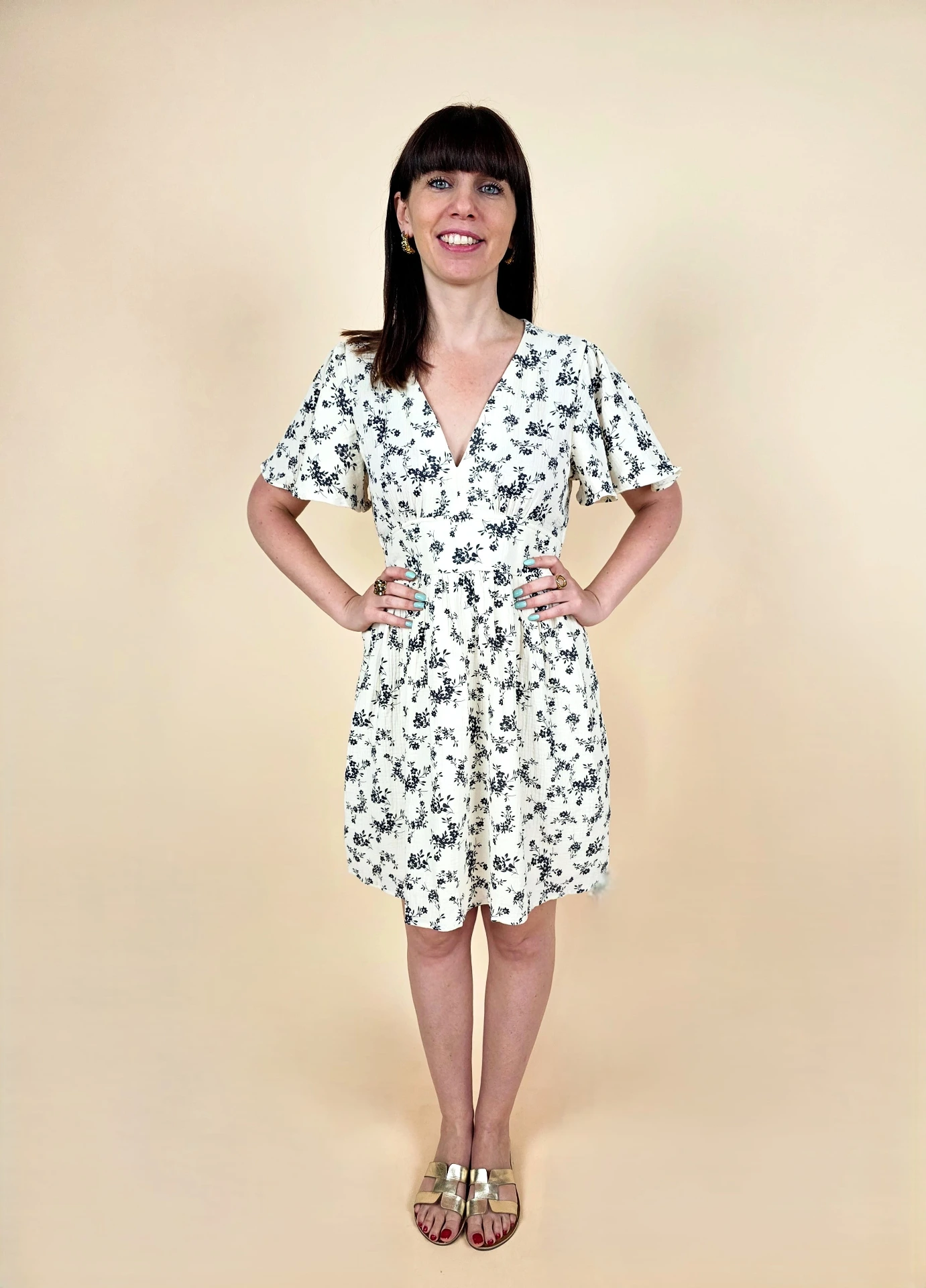 Robe blanche romantique
