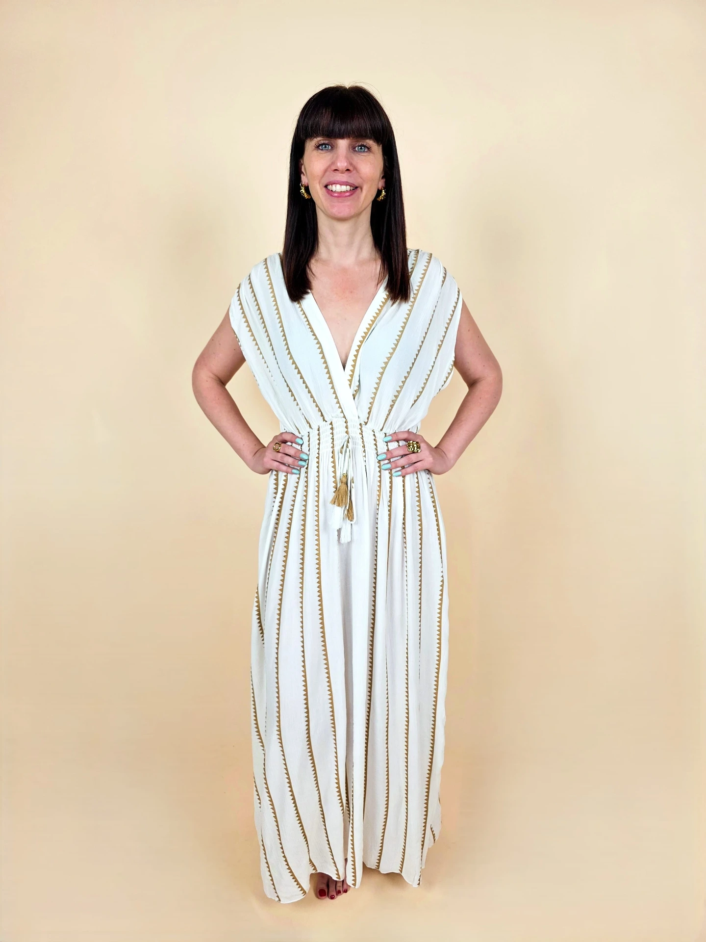 Robe blanche"Olympia"