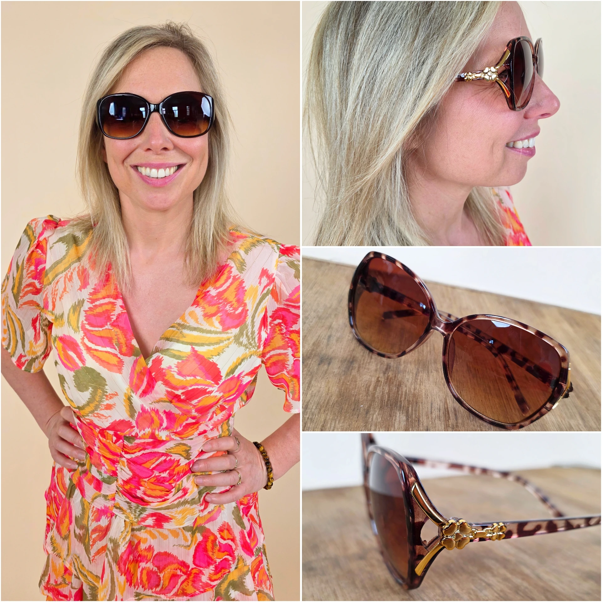 Lunettes de soleil trèfle